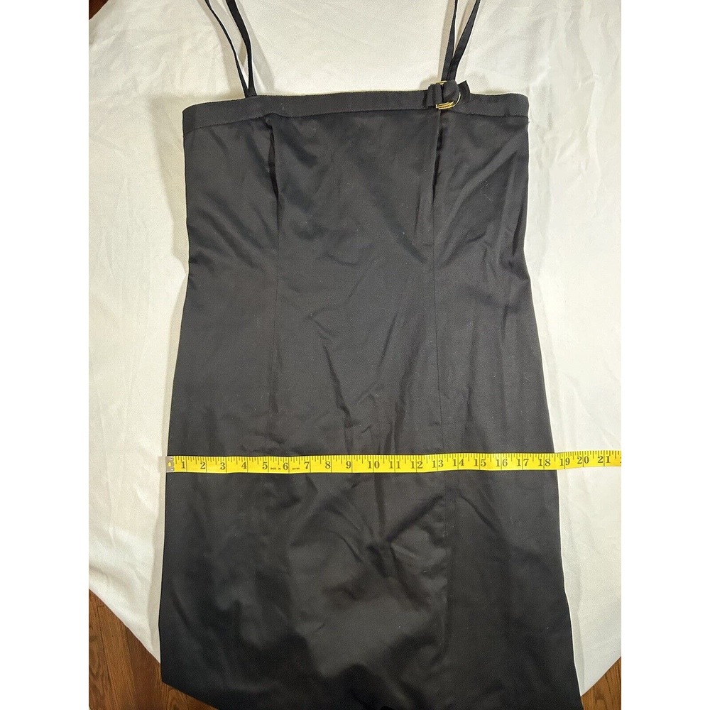 Vintage 90s Worth Women’s Black Cocktail Dress Size 8 - Picture 5 of 6
